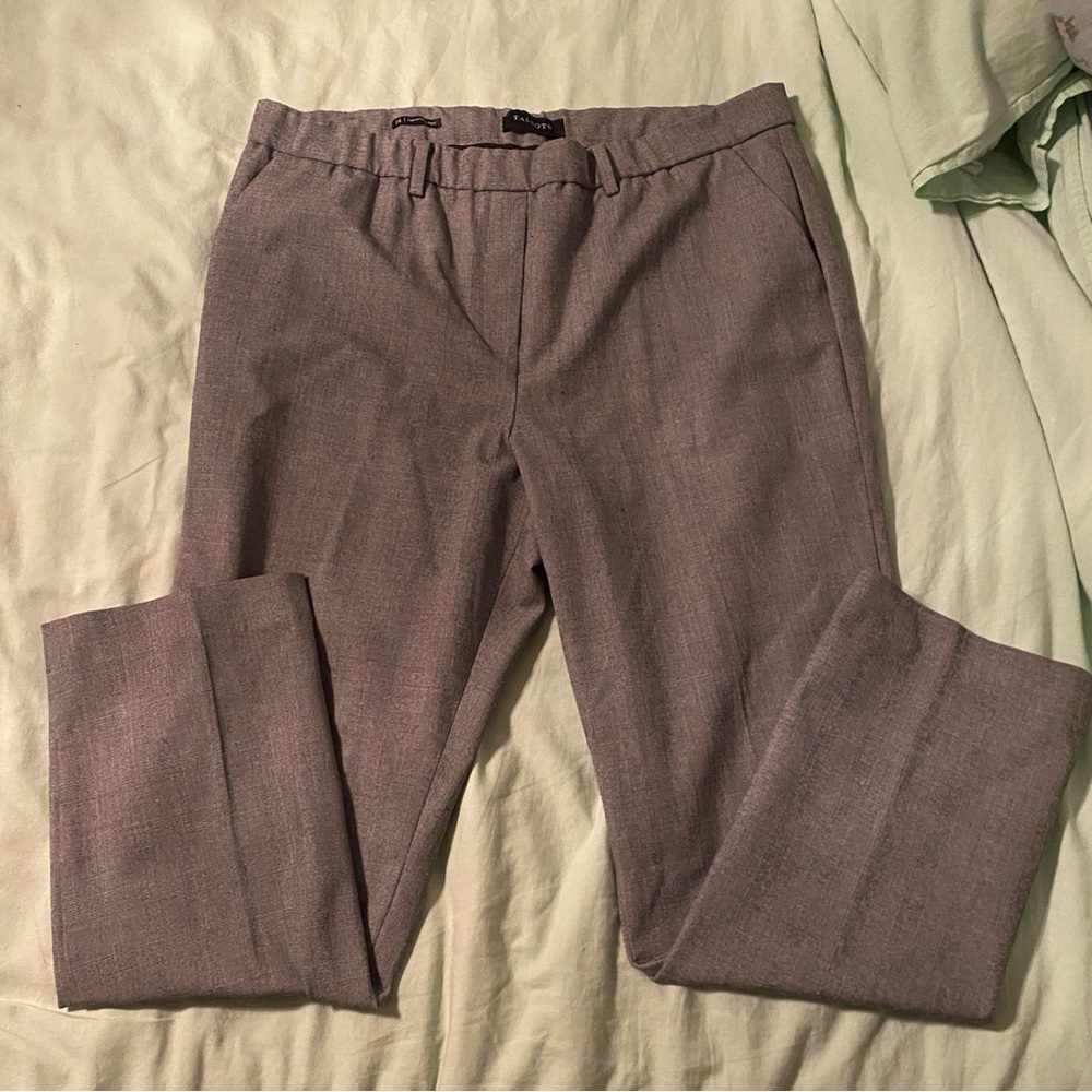 Talbots Plaid Cambridge Pull On Plaid Trousers